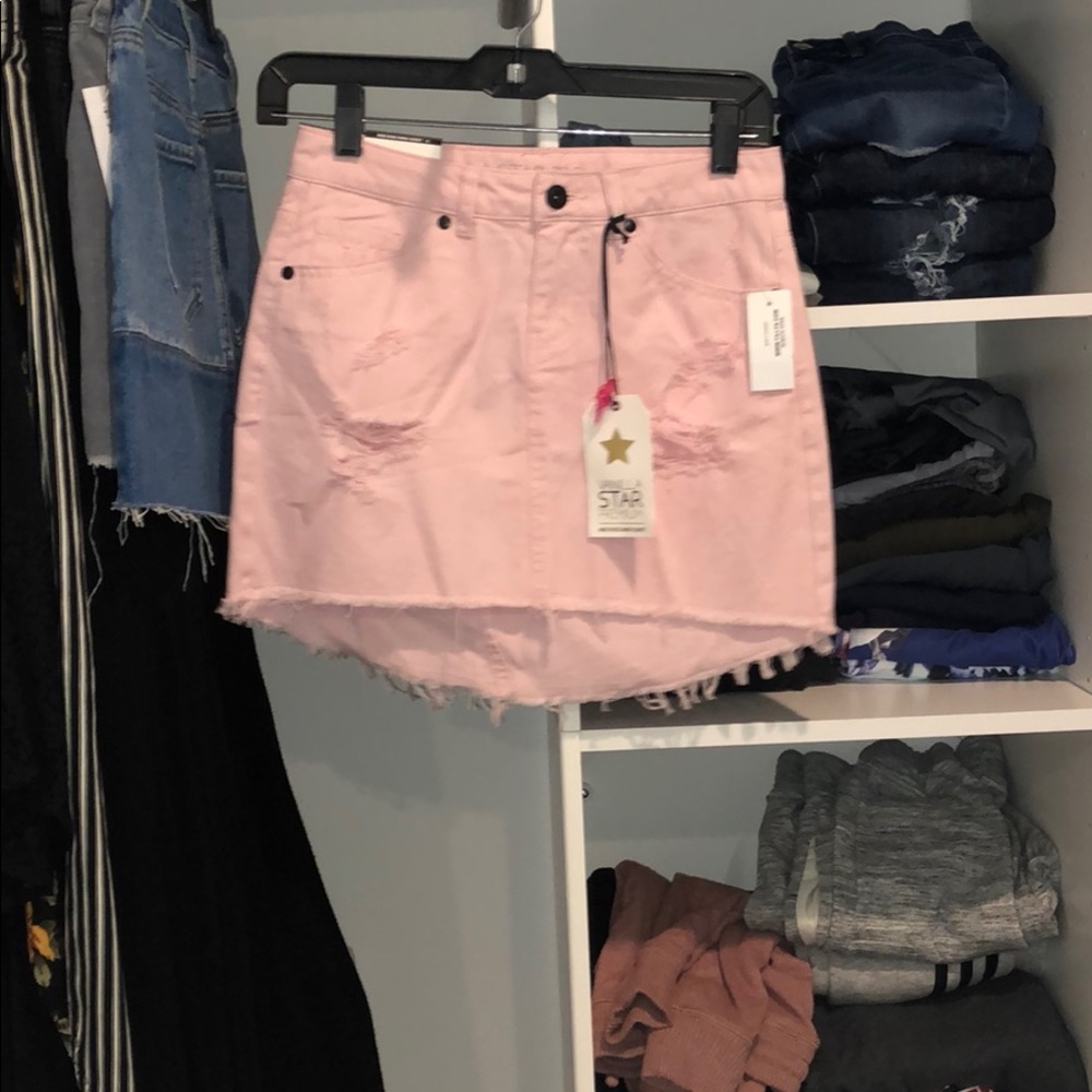 Pink skirt